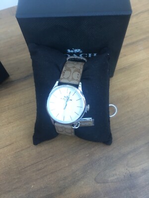 Coach Ruby Watch New Coach Ruby Leather Strap Logo Women's Watch