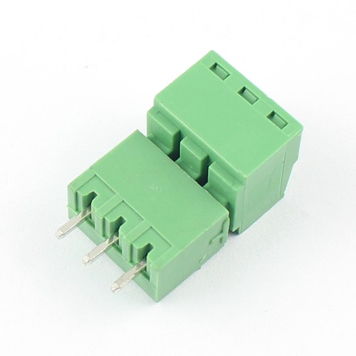 20Pcs 3.81mm Pitch 3 Pin Straight Screw Terminal Block Pluggable Plug Connector - Imagen 4 de 6