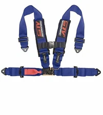 BLUE Custom 4 Point Shoulder Harness Racing Seat Belts SFI 1 Set