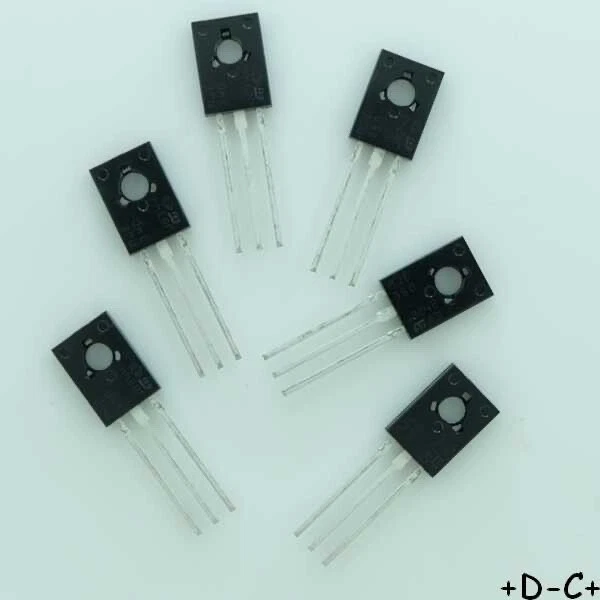 STMICROELECTRONICS MJE340 MJE350 Transistor NPN PNP 300V 500mA SOT-32 STM (Lot de 6)