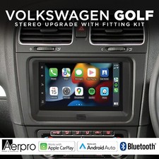 AERPRO AM7X Volkswagen Golf Car Stereo Upgrade w/ Licensed CarPlay, Android Auto