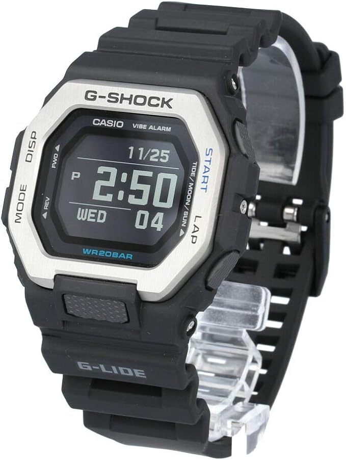 NEW CASIO G-SHOCK GBX-100-1 G-LIDE Black Surfer Men's Tide NEW CASIO G-SHOCK GBX-100-1 G-LIDE Black Surfer Men's Tide