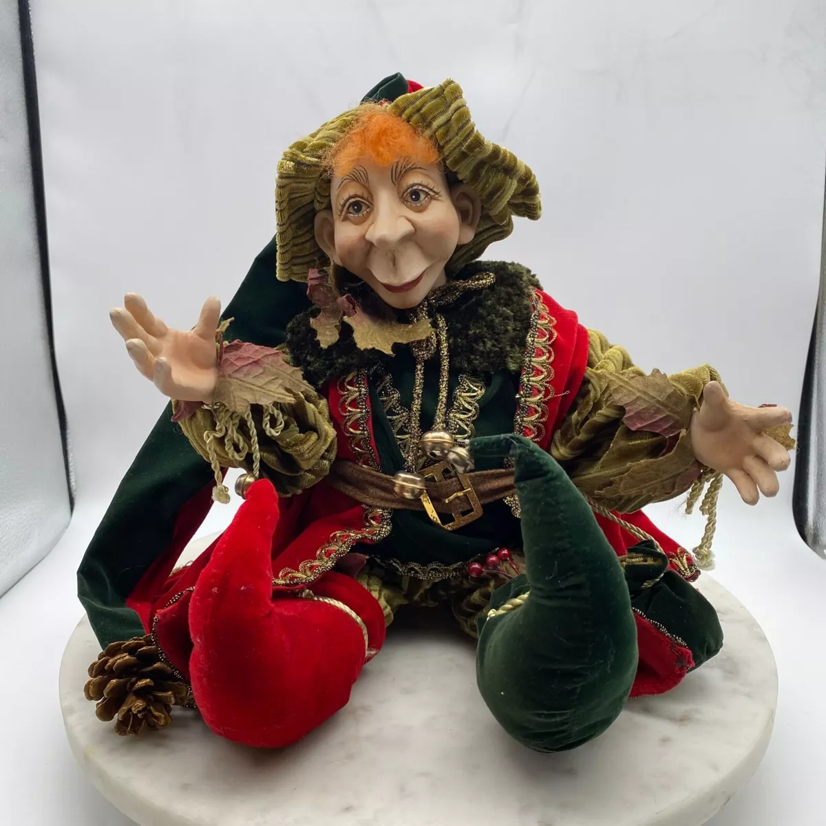 Vintage Beautiful COURT JESTER DOLL Unknown Artist WHIMSICAL