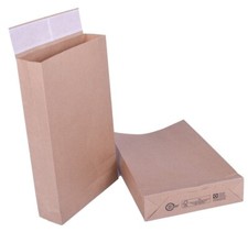 STRONG BROWN KRAFT PAPER MAILING BAGS PEEL AND SEAL MAILERS  *100% RECYCLABLE*