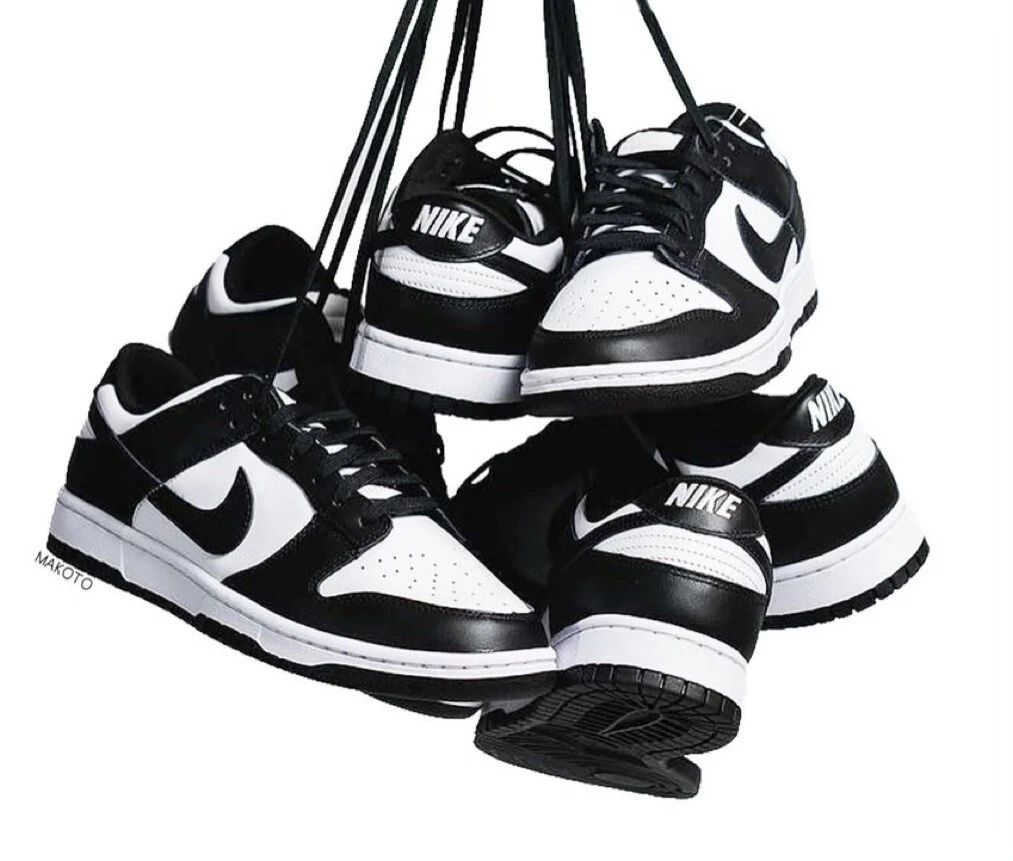 Nike Dunk Low (PS) « Pandas » Taille 10,5c   Blanc Noir (CW1588 100) Préécole