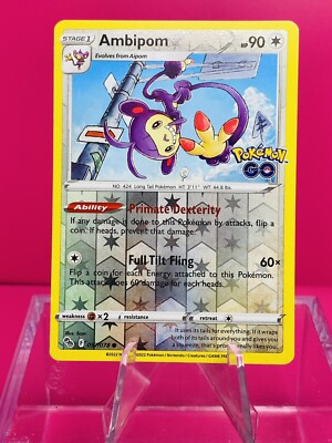 Ambipom 057/078 | SWSH - Pokemon GO! | REVERSE HOLO | Pokemon NM