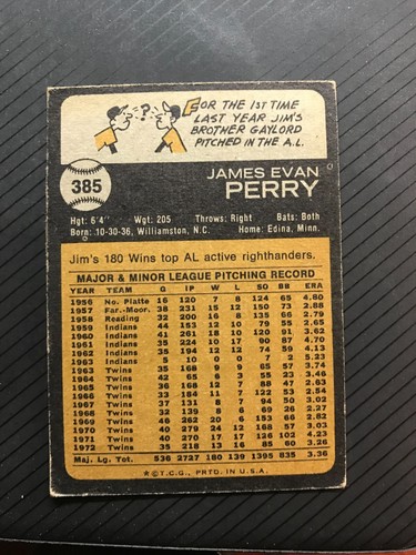 1973 Topps Baseball Cards Singles 300-660 Complete Your set You U Pick - Picture 192 of 334