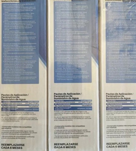 PurePlus Refrigerator Water Filters PP RWF1200A 3 Pack & AF004 Air Filters NEW - Picture 2 of 4