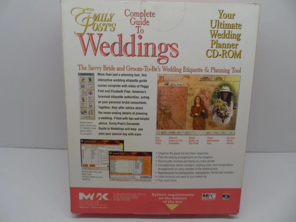 Emily Post's Complete Guide to Weddings CD-ROM - Image 2 of 2