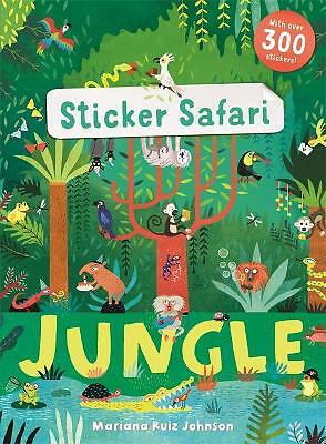 JUNGLE ANIMAL STICKER SAFARI ACTIVITY BOOK WITH 300+ STICKERS