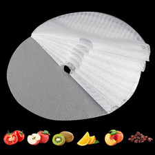 8 Pack round Silicone Dehydrator Sheets Premium Non Stick Silicone Mesh for