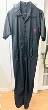 Authentic vintage Disco Navy Blue Jump Suit from 1960's-70's from dads closet