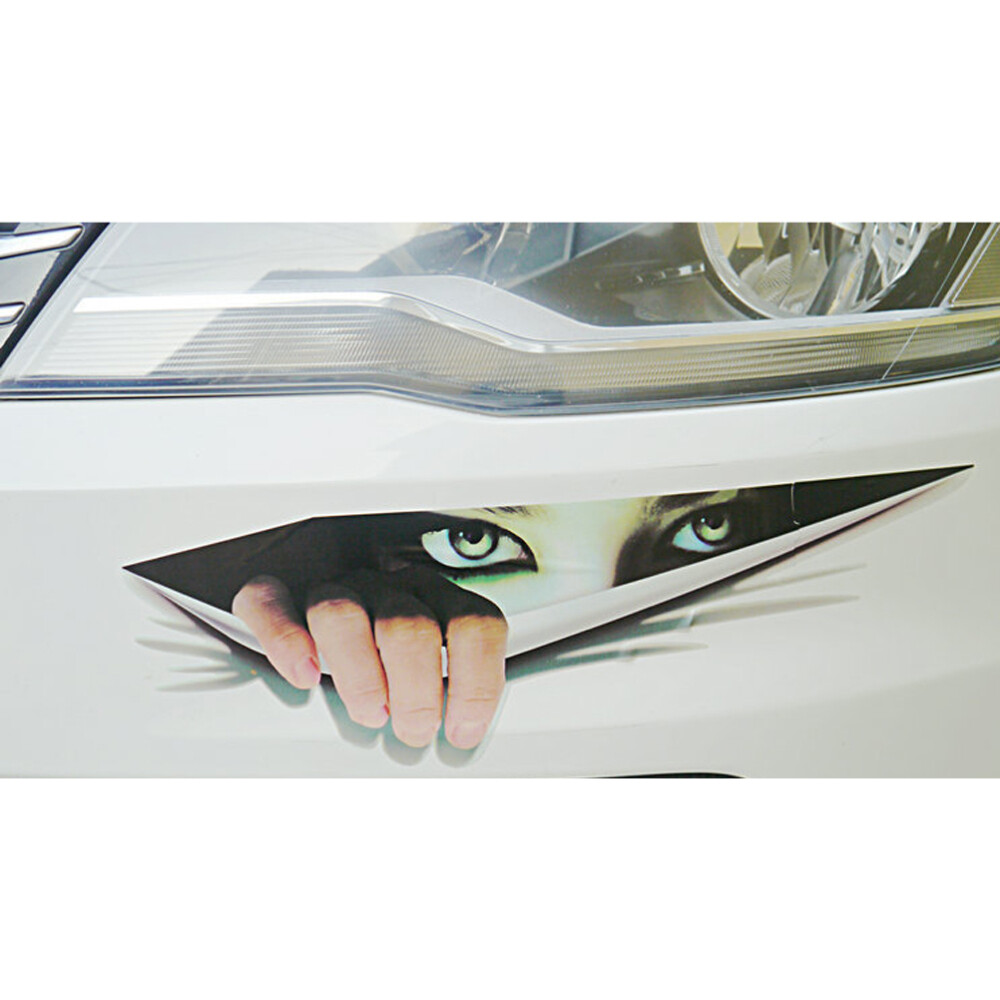 Creative Girl's Eyes Peeking Car Decals Vehicle Car Auto eBay