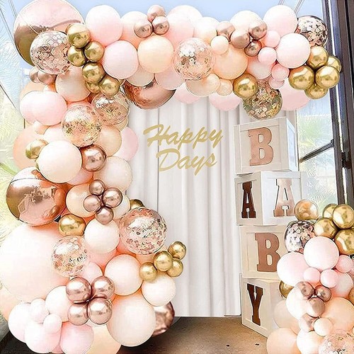 Balloon Arch Kit +Balloons Garland Birthday Wedding Party Baby Shower Decor UK.. eBay