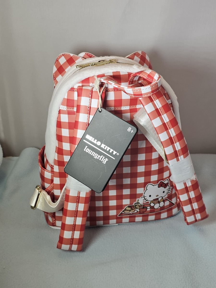 Hello Kitty PIcnic plush red Loungefly Mini Backpack  display picture 1