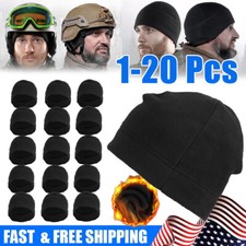 1-20PCS Military Tactical Skull Cap Winter Warm Fleece Windproof Beanie Hats LOT
