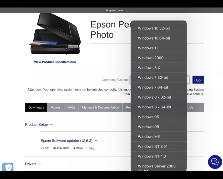 Epson Perfection V370 Photo Flatbed Scanner / With negative film holder