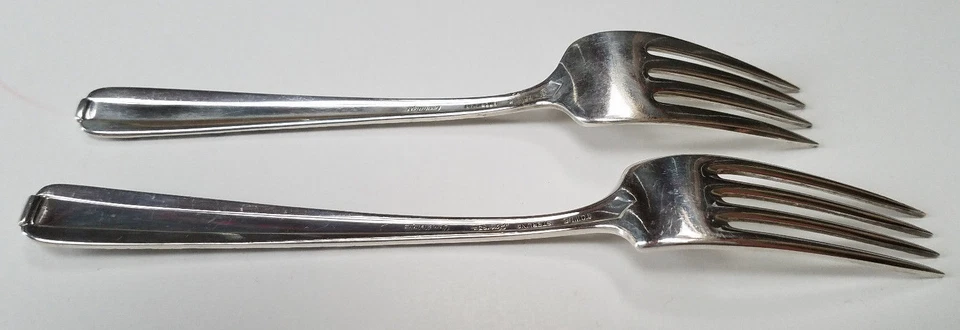 JUEGO DE 4 VELAS TOALLA VINTAGE PLATA ESTERLINA 925 AJUSTE PARA CENAR Como Nuevo Foto 4 de 4