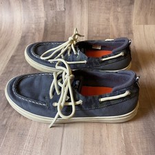 Sperry Boat Shoes Blue With Camo Pattern Size Boys 3