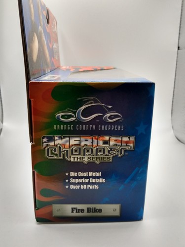 2005 American Chopper Fire Bike Limited Edition 1:18 Die Cast GOLD - Picture 5 of 7