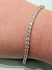 Ruppenthal Tennisarmband 925 Silber Damen Zirkonia Brillantschliff 19cm