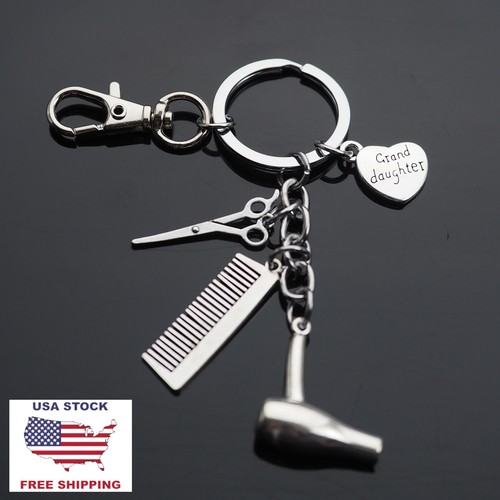 Other | 3 In 1 Hairdresser Hair Dryer Scissor Comb Charm Pendant Keychain 65961e20b591ed9969a27b27 - Foto 6
