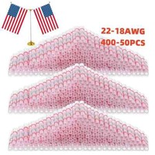 200/400X AWG 22-18 Solder Butt Wire Connectors Heat Shrink Seal Sleeve Terminals