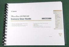 Canon SX740 HS Instruction Manual: Full Color Protective Covers