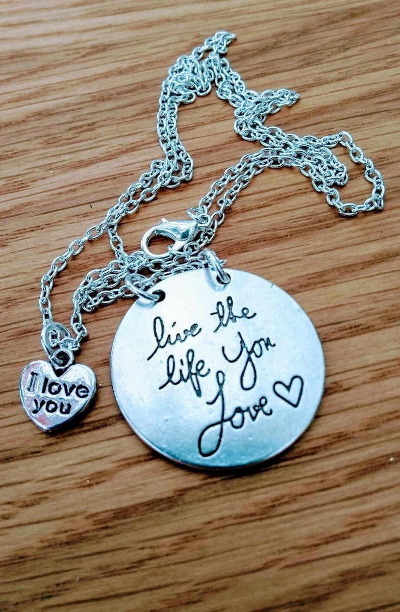 Someone Special 2 Inspired Versed Pendant I Love You Shiny Silver