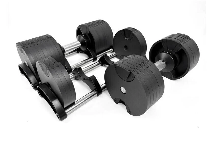 Pair Of Adjustable Dumbbells 32kg - 2 x 32kg PAIR(64kg total) TOTAL SOLID METAL - Image 4 of 4