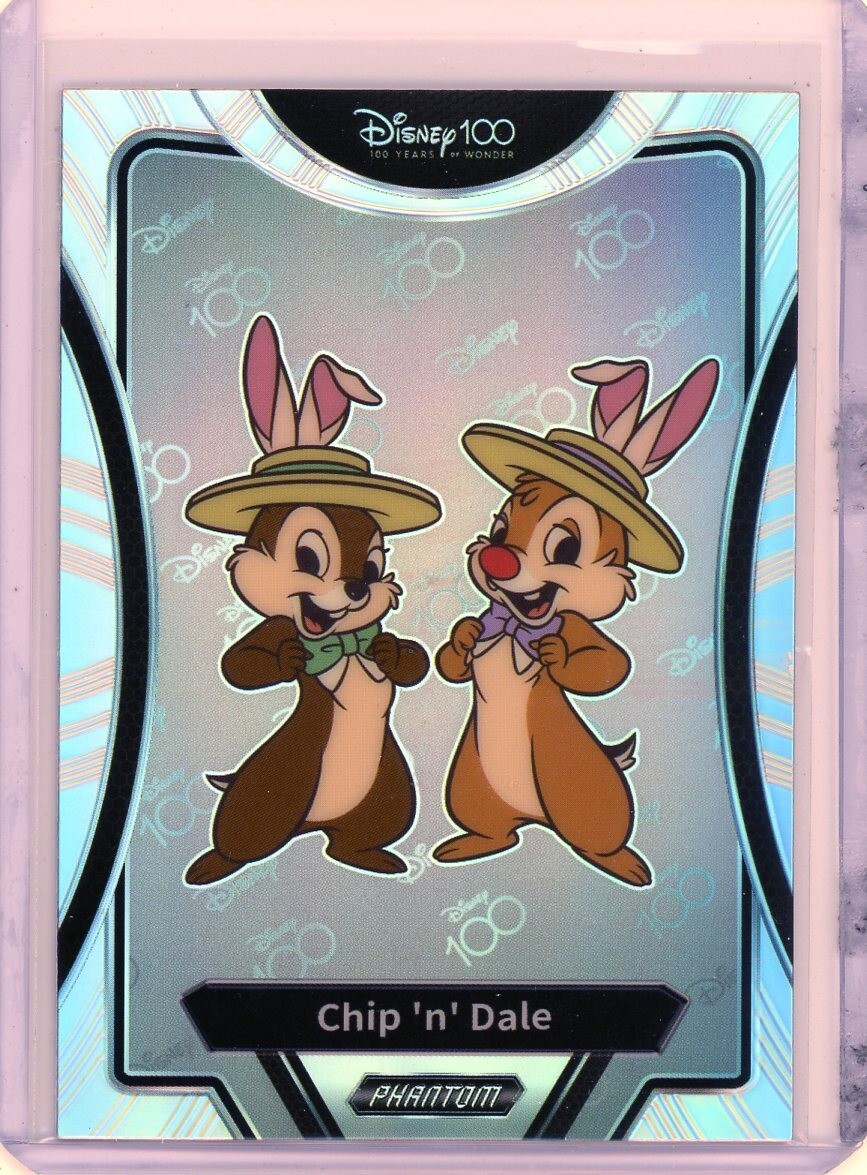 2023 Kakawow Phantom Disney 100 Years of Wonder PD-I-07 Silver Holo Chip n Dale