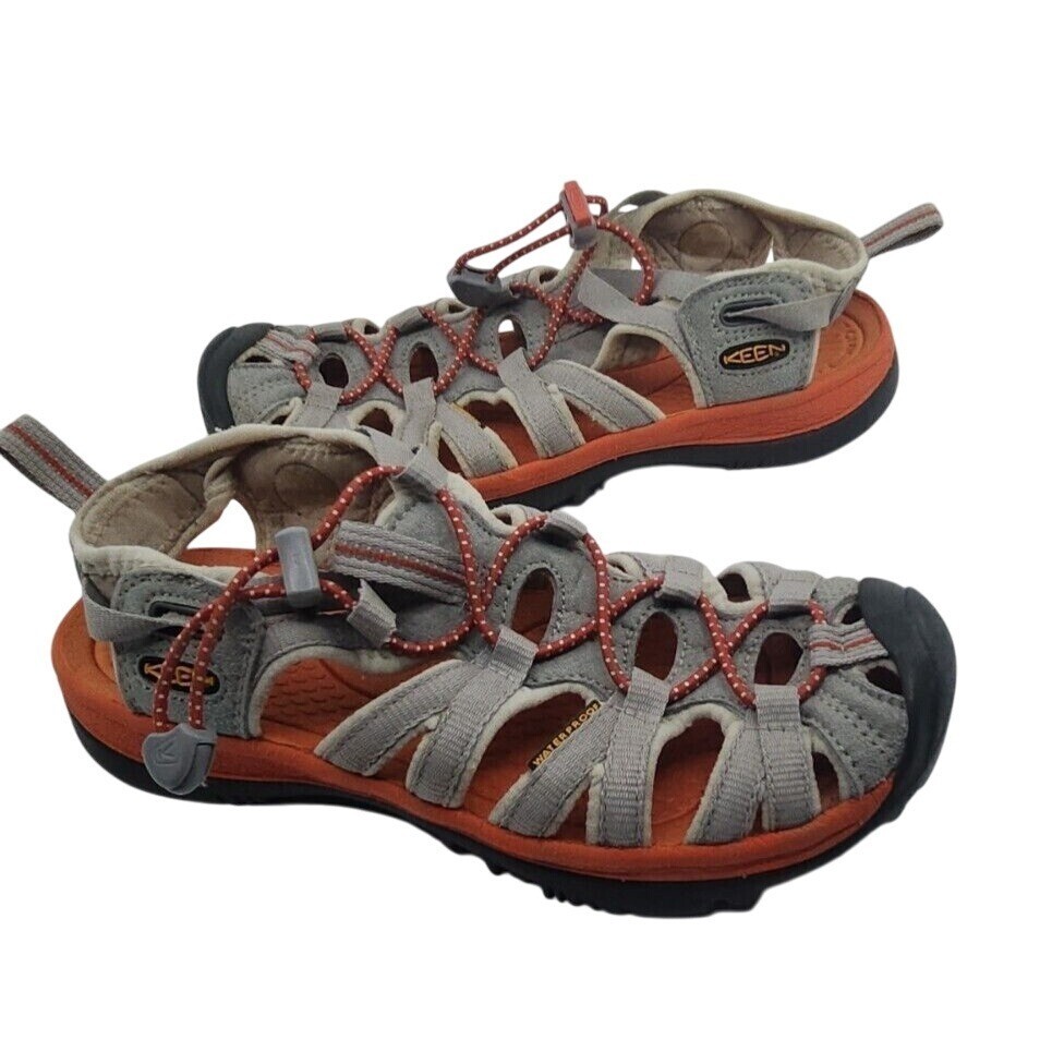 Keen sandalo donna pescatore Whisper taglia 6 impermeabile trail hike scarpa punta urto
