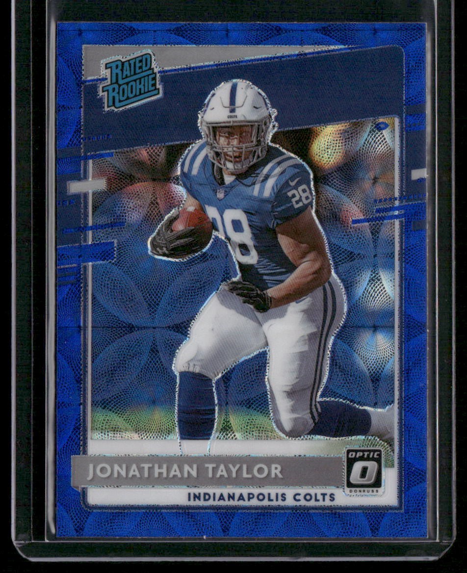 2020 Donruss Optic #167 Jonathan Taylor Blue Scope