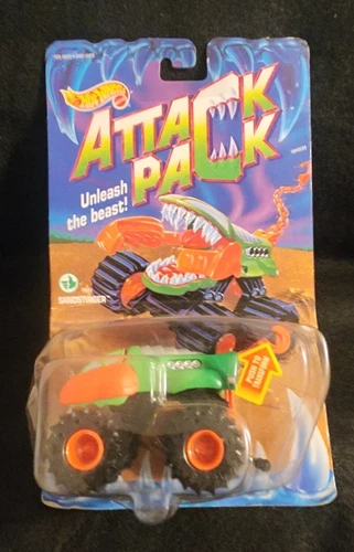 Vintage Hot Wheels 1992 Attack Pack RARE Sandstinger Monster Truck New