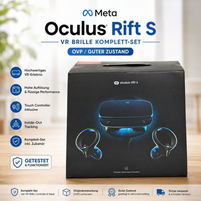 Meta Oculus Rift S - VR Brille Komplett-Set / OVP / Guter Zustand