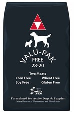Valu-Pak Free 28-20 Dog Food (Black Bag), 20lb 2.50 per pound