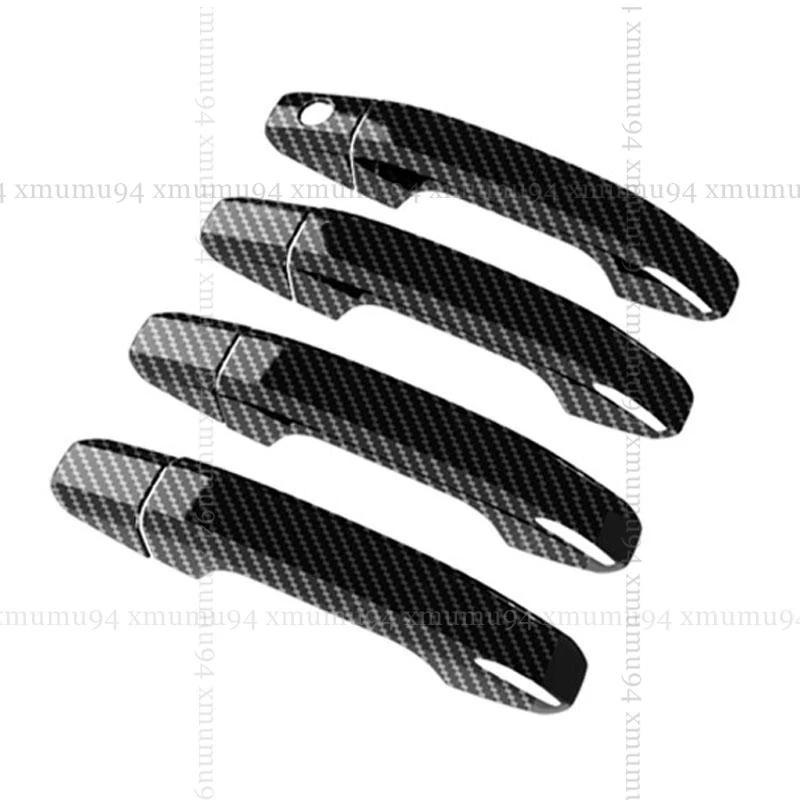 8x For Chevy Silverado GMC Sierra 1500 2019-2025 Side Door Handle Covers Trims Foto 3 de 4