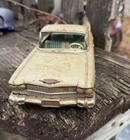 Bandai 1959 Cadillac Tin Friction Car Vintage, Made in Japan