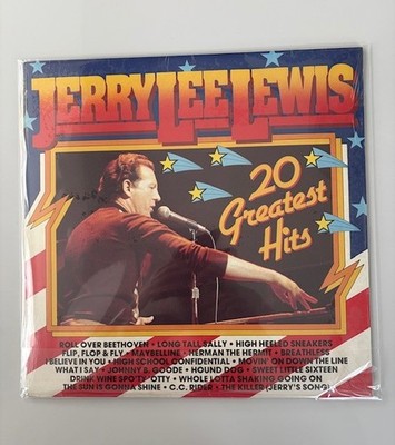 JERRY LEE LEWIS ... 20 GREATEST HITS...STILL IN SHRINK , NR MINT +.. DUTCH PRESS