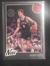 2025-26 Topps 45th Anniversary Danny Wolf Rookie Brooklyn Nets #80BK-73 Insert
