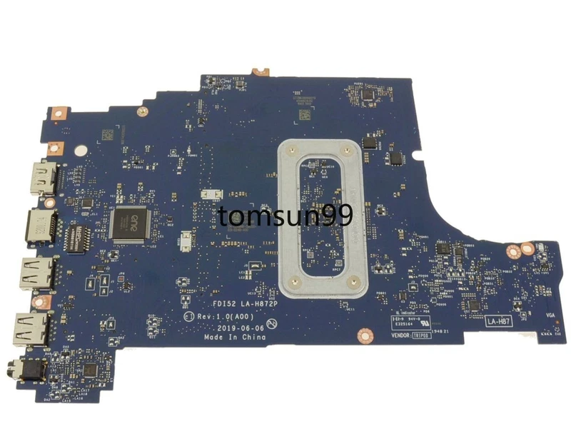 For Dell Inspiron 3595 Motherboard LA-H872P 26MNR 026MNR W/ A9-9425 CPU 2