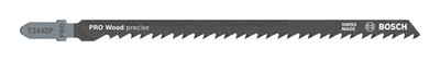 Bosch Pro Wood precise T344DP Stichsägeblatt, 152 mm - 5er Pack - 2608633A36