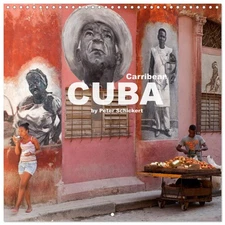 Carribean - Cuba  (Wall Calendar 2026 12" x 24" / 30 x 60 cm (open)) CALVENDO 12