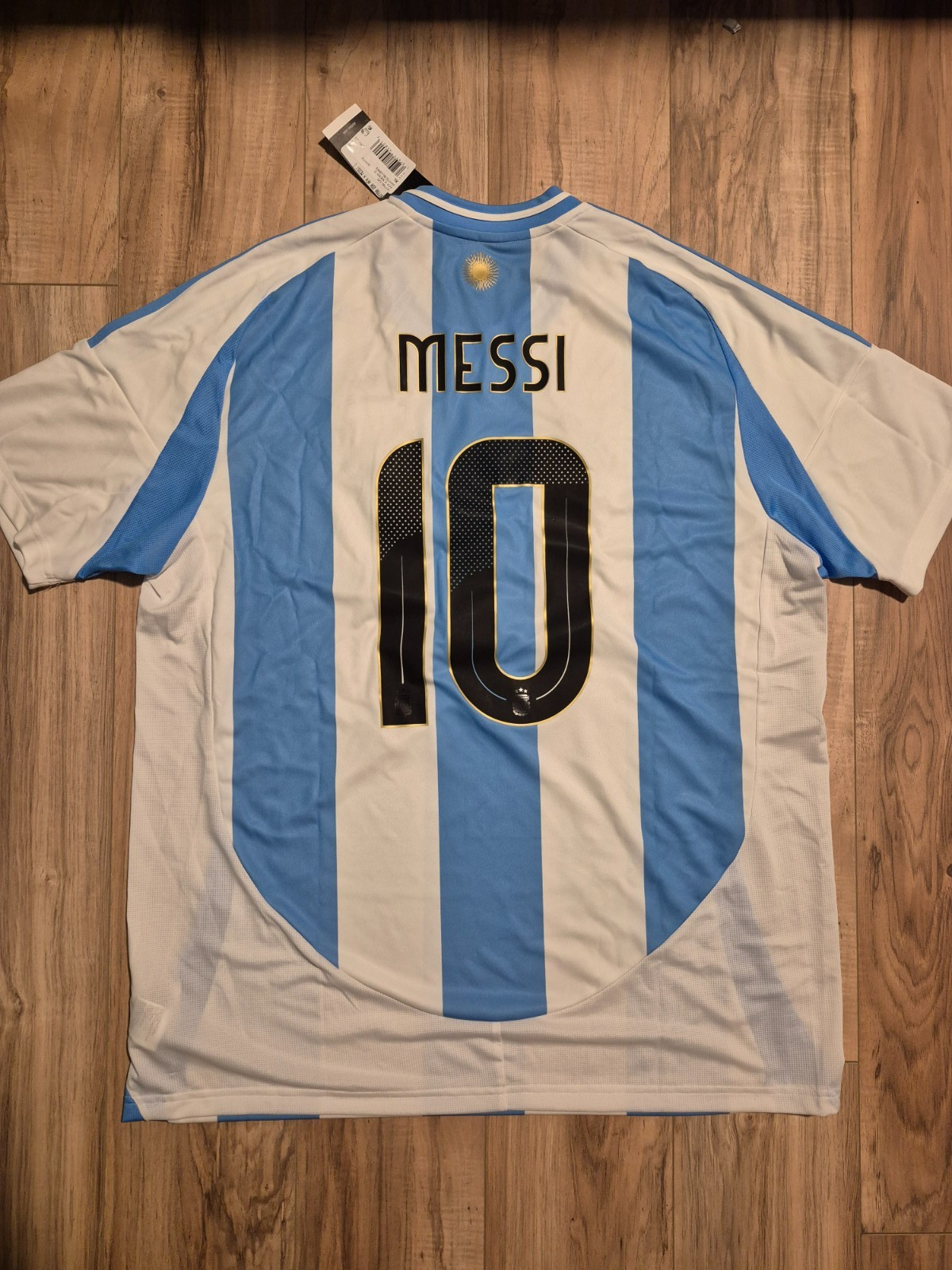 2024 Copa America Adidas Argentina Lionel Messi Men's Home Jersey Size XL
