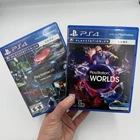 PlayStation 4 VR Worlds (Sony PS4, 2016) w/ BONUS VR Demo disc GREAT CONDITION!