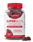 Humann SuperBeets Heart Gummies, 150ct, Strawberry Flavor Blood Pressure Support