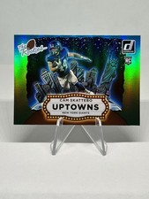 Cam Skattebo 2025 Donruss Rookies &amp; Highlights Green Horizontal Uptown SSP Card