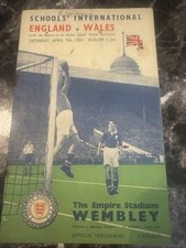 England v Wales 07/04/1951 ( Schools international )