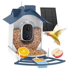 Bird Feeder with Camera, AI Identify Bird's Species Camera, Full HD Live Video 