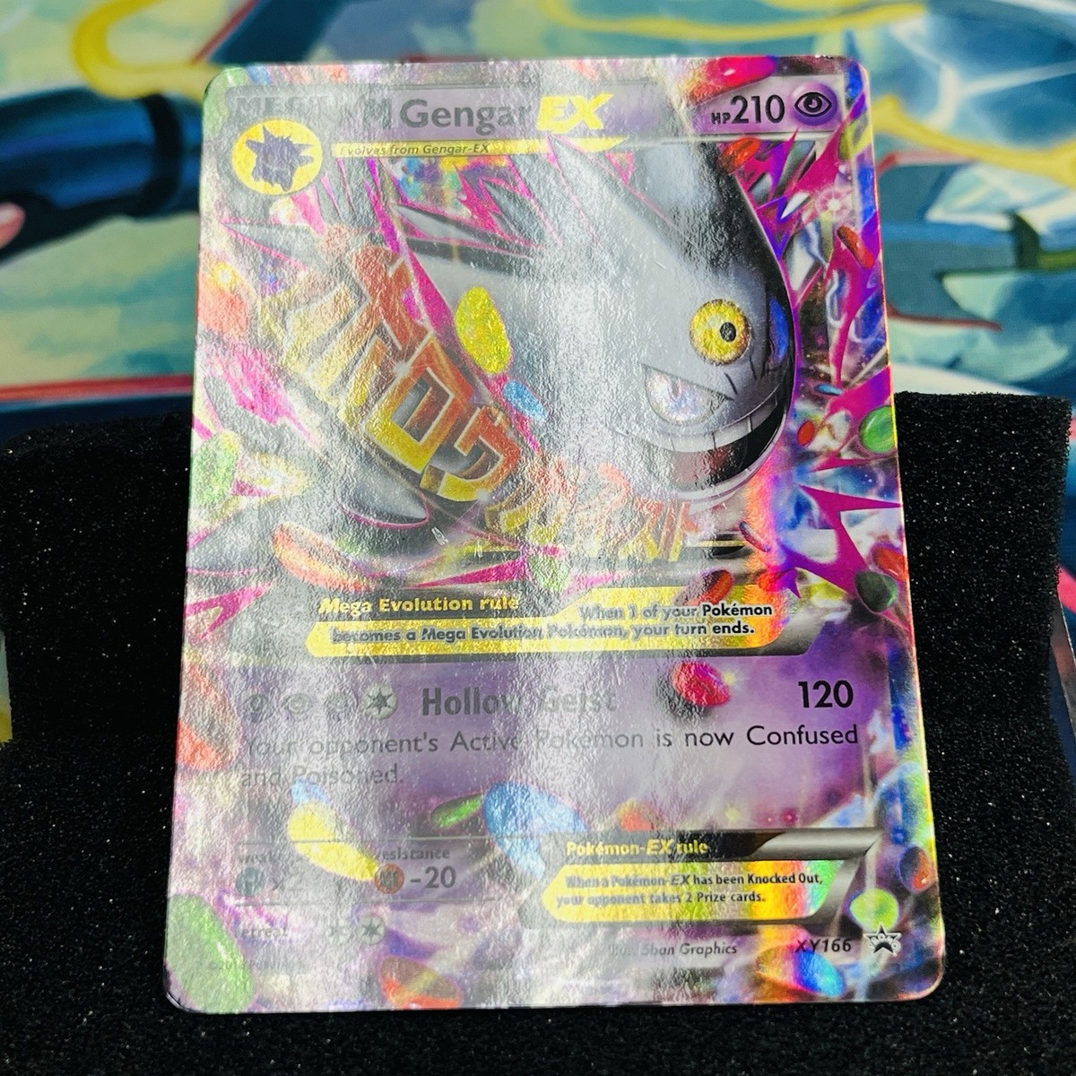 Pokémon TCG • Mega Gengar EX XY166 Holo Black Star Promo 2016